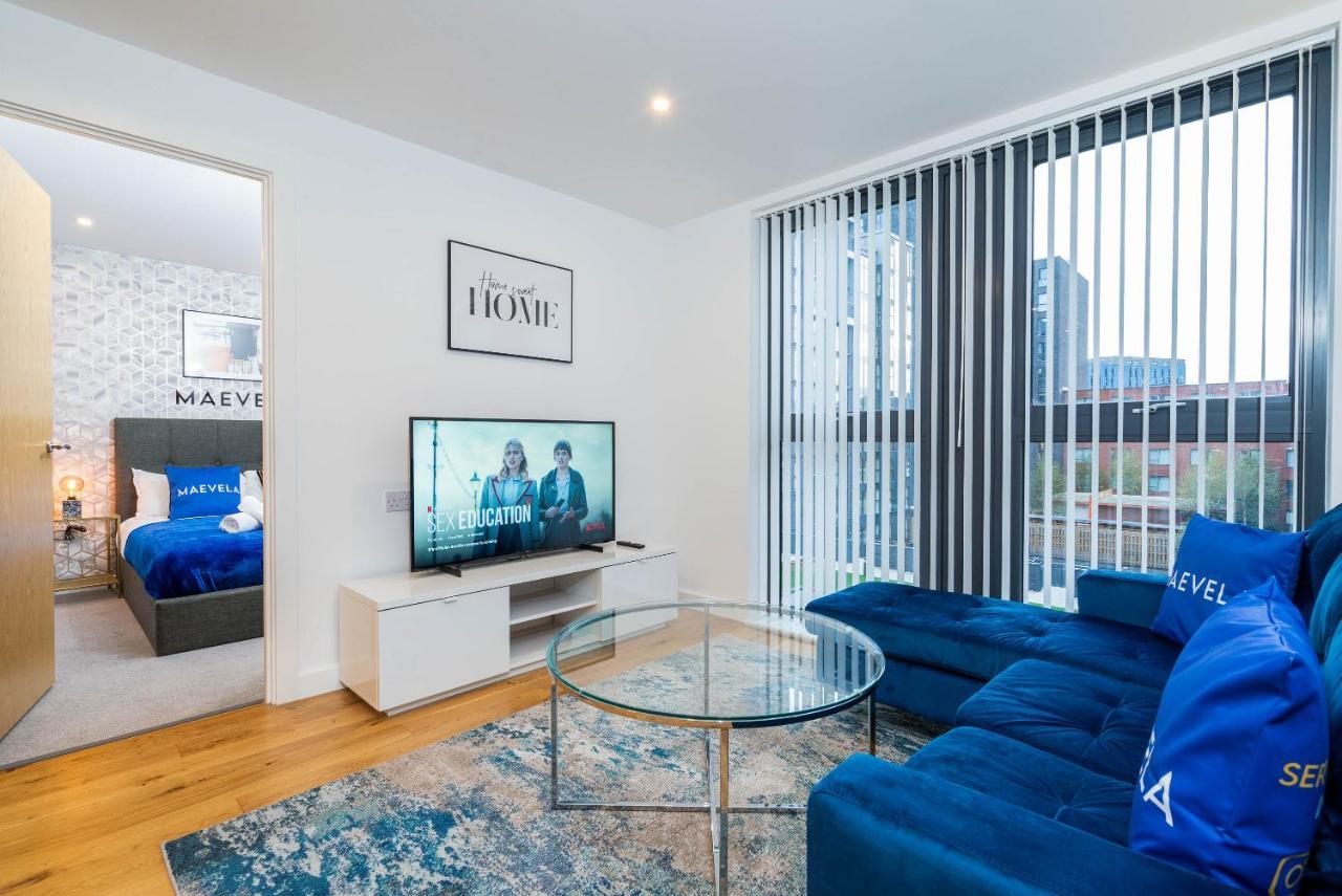 Maevela Apartments - Luxury Broad St Apartment - 2 Bed, 2 Bath - City Centre/Cube/Mailbox - With Underground Parking ✓- L Shape Sofa, Large 50 Inch Smart Tv With Free Netflix & Wifi Birmingham Extérieur photo